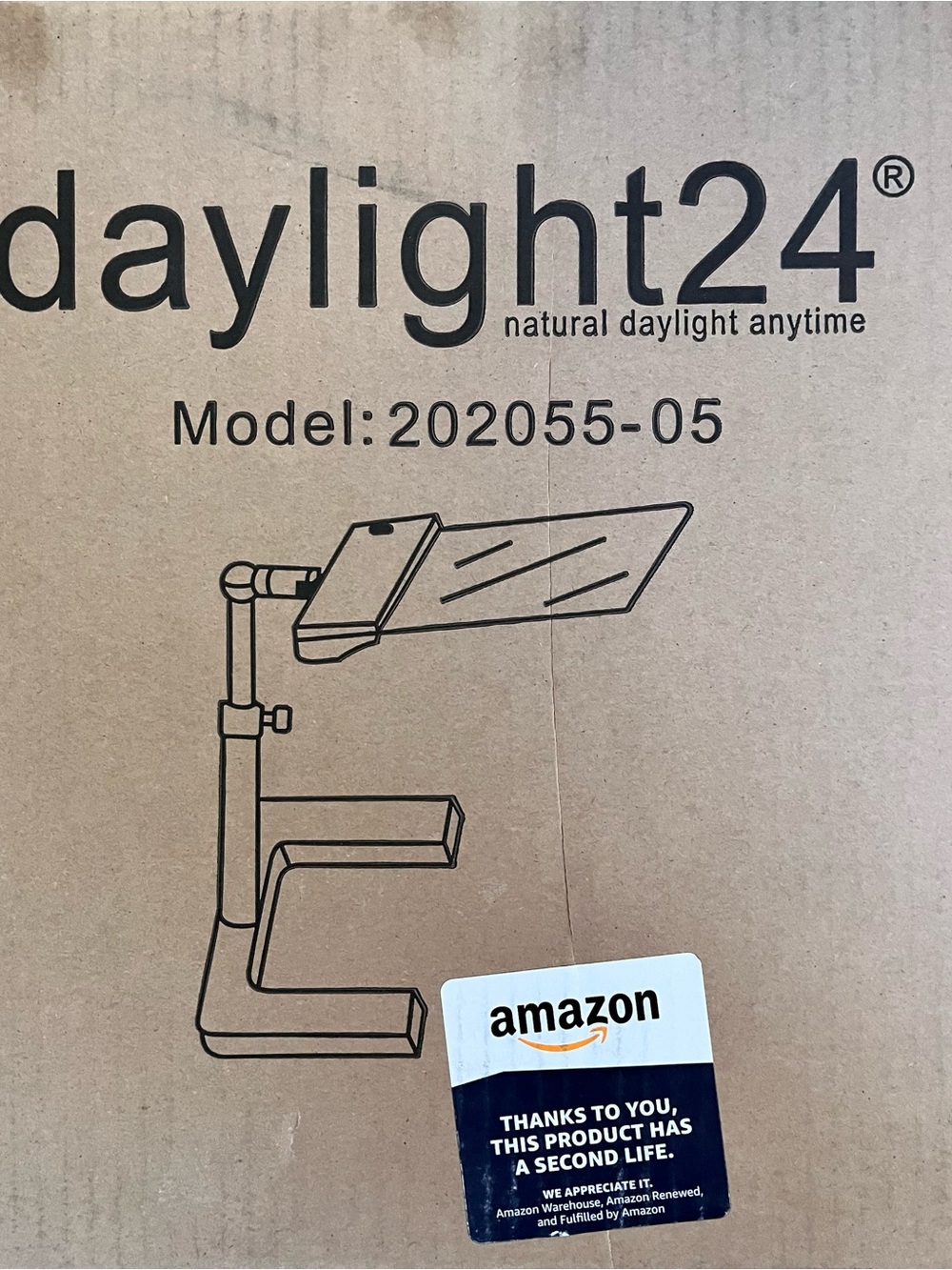 daylight24 LED Task Lamp in Kraft Brown
